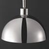SAFAVIEH Couture Lighting Collection – Rosabellina Silver & Grey Marble Dimmable Table Lamp, Modern Arched Metal Shade (CTL1103B)