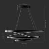 SAFAVIEH Couture Lighting Collection Brianne Modern White Infinity LED Chandelier(Black)