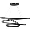 SAFAVIEH Couture Lighting Collection Brianne Modern White Infinity LED Chandelier(Black)