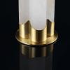 SAFAVIEH Couture Lighting Collection Chavez Alabaster/Gold 28-inch Bedroom Living Room Home Office Desk Nightstand Table Lamp (LED Bulb Included)(White/Gold)