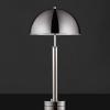 SAFAVIEH Couture Lighting Collection Harvey Modern Metal Dome Nickel 26-inch Bedroom Living Room Home Office Desk Nightstand Table Lamp (LED Bulb Included)(Nickle)