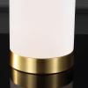 SAFAVIEH Couture Lighting Collection Izabel Gold/White Alabaster 19-inch Table Lamp (LED Bulbs Included)