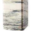SAFAVIEH Couture Lighting Collection Mackenzie Light Brown/Black Marble Square 25-inch Table Lamp for Bedroom Living Room Home Office Desk Nightstand (LED Bulb Included)(Cream/White)