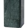 SAFAVIEH Couture Lighting Collection Mackenzie Light Brown/Black Marble Square 25-inch Table Lamp for Bedroom Living Room Home Office Desk Nightstand (LED Bulb Included)(Dark Green/White)