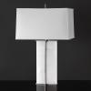SAFAVIEH Couture Lighting Collection Natalee Gold/White Marble 31-inch Table Lamp (LED Bulbs Included)(Black / White)