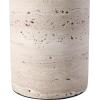 SAFAVIEH Couture Lighting Collection Tywin Travertine/White 27-inch Dimmable Table Lamp for Bedroom Living Room Home Office Desk Nightstand (LED Bulb Included)