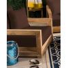 SAFAVIEH Couture Montford Brazilian Teak Indoor/Outdoor Arm Chair(Natural/Dark Brown)