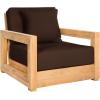 SAFAVIEH Couture Montford Brazilian Teak Indoor/Outdoor Arm Chair(White)