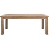 SAFAVIEH Couture Outdoor Patio Furniture Collection – Santa Cruz Coffee Table, Natural Eucalyptus Wood Slatted Top, Modern Outdoor Accent Table (CPT1016A)