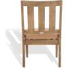 SAFAVIEH Couture Patio Dominica Natural and White Wooden Outdoor Dining Chair (Set of 2), Natural/White(Natural/Brown)