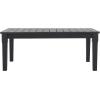 SAFAVIEH Couture Patio Martinique Natural Wood Outdoor Coffee Table(Black)