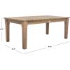 SAFAVIEH Couture Patio Martinique Natural Wood Outdoor Coffee Table(Natural)