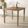SAFAVIEH Couture Patio San Salvador 37-inch Natural Outdoor Bar Table