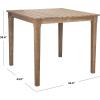 SAFAVIEH Couture Patio San Salvador 37-inch Natural Outdoor Bar Table