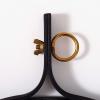 SAFAVIEH Home Chandlen Black Matte 30-inch High Decorative Accent Mirror