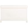 SAFAVIEH Home Collection – Freddy Brown Storage Bench with Wicker Baskets & Cushion, Entryway Seating Bench, Fully Assembled (AMH5736A)(Vintage White)