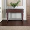 SAFAVIEH Home Collection – Samantha Entryway Console Table, Vintage Grey 2-Drawer Storage Sofa Table (AMH5710A)(Dark Cherry)