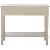 SAFAVIEH Home Collection – Samantha Entryway Console Table, Vintage Grey 2-Drawer Storage Sofa Table (AMH5710A)(Vintage Grey)