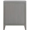 SAFAVIEH Home Collection – Thea Brown Carved Mandala 1-Door Storage Nightstand, Fully Assembled, Boho Accent Side Table (NST5300A)(Grey Walnut)