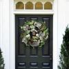 SAFAVIEH Home Collection 24-inch Decorative Artificial Eucalyptus & Berries Wreath with Pine Cones (Fully Assembled)