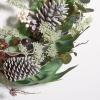 SAFAVIEH Home Collection 24-inch Decorative Artificial Eucalyptus & Berries Wreath with Pine Cones (Fully Assembled)