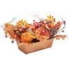 SAFAVIEH Home Collection 25-inch Decorative Artificial Peony & Pumpkin Potted Arrangement (Fully Assembled)(Multi Color)