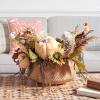 SAFAVIEH Home Collection 26-inch Decorative Artificial Pumpkin & Sunflower Potted Arrangement (Fully Assembled)(Multi Color)
