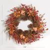 SAFAVIEH Home Collection 31-inch Decorative Artificial Berry & Coreopsis Wreath (Fully Assembled)