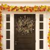 SAFAVIEH Home Collection 31-inch Decorative Artificial Berry & Pine Cone Wreath with Bow (Fully Assembled)(Brown/Green)