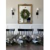 SAFAVIEH Home Collection 31-inch Decorative Artificial Berry & Pine Cone Wreath with Bow (Fully Assembled)(Green)
