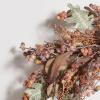SAFAVIEH Home Collection 31-inch Decorative Artificial Berry & Pine Cone Wreath with Bow (Fully Assembled)(Green/Brown)