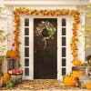 SAFAVIEH Home Collection 31-inch Decorative Artificial Berry & Pine Cone Wreath with Bow (Fully Assembled)(Green/Brown)