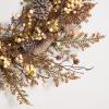 SAFAVIEH Home Collection 31-inch Decorative Artificial Berry & Pine Cone Wreath with Bow (Fully Assembled)(Multicolor)