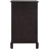 SAFAVIEH Home Collection Carrie Distressed Cream/ Natural Wicker 3-Drawer Storage Nightstand Side Table (Fully Assembled)(Brown)