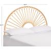 SAFAVIEH Home Collection Faris Natural Rattan Arched Full Size Headboard(Natural)