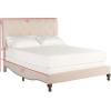 SAFAVIEH Home Collection Hathaway Taupe & Rustic Oak Bed, Queen(Light Beige/Rustic Oak)