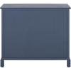 SAFAVIEH Home Collection Herman White Wash 6-Drawer Wicker Basket Storage Unit, Fully Assembled (AMH5702G)(Blue)
