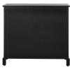 SAFAVIEH Home Collection Herman White Wash 6-Drawer Wicker Basket Storage Unit, Fully Assembled (AMH5702G)(Distressed Black)