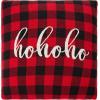 SAFAVIEH Home Collection Ho Red Gingham 20-inch Holiday Decorative Throw Pillow HOL3000A-2020, 20″ W x 20″ L