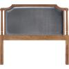 SAFAVIEH Home Collection Hudson Grey/Rustic Oak Queen Size Headboard(Grey/Rustic Oak)