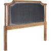 SAFAVIEH Home Collection Hudson Grey/Rustic Oak Queen Size Headboard(Grey/Rustic Oak)