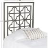 SAFAVIEH Home Collection Lucina Gunmetal Headboard, Queen(Antique Iron)