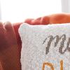 SAFAVIEH Home Collection Mornin’ Pumpkin Rust/Brown Cotton 12 x 20-inch Rectangle Decorative Accent Insert Throw Pillow
