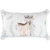 SAFAVIEH Home Collection Nutmeg White and Brown (12″ x 20″) Pillow