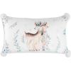 SAFAVIEH Home Collection Nutmeg White and Brown (12″ x 20″) Pillow