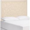 SAFAVIEH Home Collection Richella Boho Ivory Wash Queen Size Headboard(Ivory Wash)