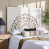 SAFAVIEH Home Collection Romilda White Wash Queen Size Headboard(White Wash)