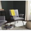 SAFAVIEH Home Johannes Mid-Century Camel Brown Arm Chair, 0(Grey)