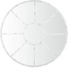 SAFAVIEH Home Jonelle Black Round 36-inch Decorative Accent Mirror(White)