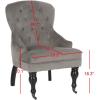 SAFAVIEH Mercer Collection Robert Light Brown Linen Club Chair(Mushroom)